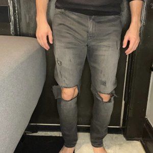 ASOS Slim Fit Ripped Jeans